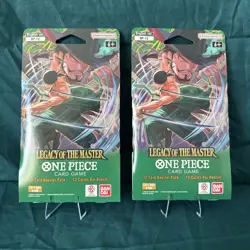 (2) Legacy of the Master Booster Pack LOT One Piece Card Game OP-12 English OP12 - Image 1
