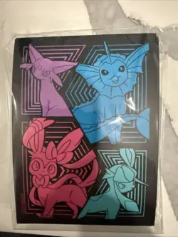 VAPOREON ESPEON GLACEON SYLVEON - 65 POKEMON CARD SLEEVES - ETB EVOLVING SKIES - Image 1