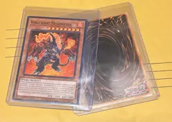 Yugioh Volcanic Doomfire FOTB-EN008 1st Edition Ultimate Rare NM+(+mystery Card) - Image 1