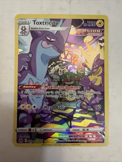 Toxtricity GG09/GG70 Sword & Shield Crown Zenith Pokemon Card TCG Holo Rare NM - Image 1