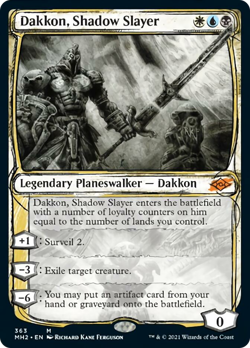 Dakkon, Shadow Slayer (Showcase) Modern Horizons 2 NM Showcase CARD ABUGames - Image 1