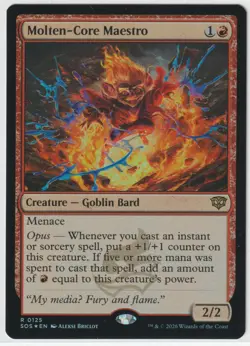Molten-Core Maestro 125 SOS Magic: The Gathering R Foil NM - Image 1