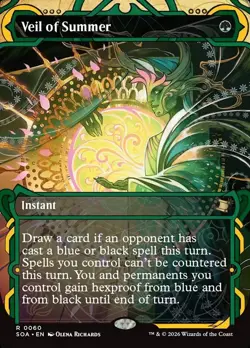 Veil of Summer - Mystical Archive - Secrets of Strixhaven - SOA MTG - Image 1