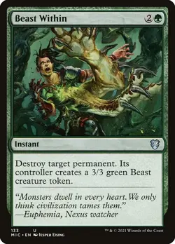 [MTG] Beast Within (133) (MIC) NM - Image 1