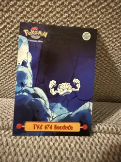 Geodude TV6 #74 1999 Topps Pokemon TV Animation - Image 1