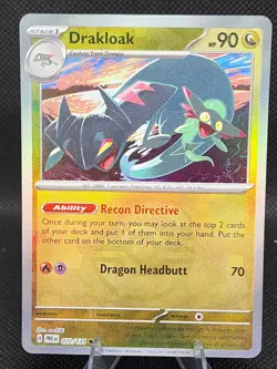 Pokemon Tcg NM Drakloak [Master Ball] #72 Pokemon Prismatic Evolutions - Image 1