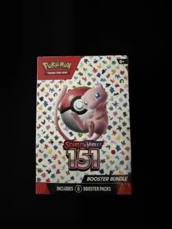 Pokemon TCG Scarlet & Violet 151 Booster Bundle Sealed New (6 packs) - Image 1