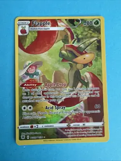Pokemon TCG Flapple Sword & Shield - Astral Radiance TG02/TG30 Holo Rare - Image 1