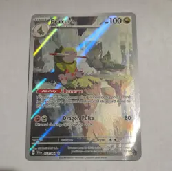 Pokemon TCG Fraxure 077/064 Shrouded Fable Illustration Rare Holo NM - Image 1