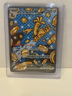 Pokemon Gholdengo ex 164/131 SV Prismatic Evolutions Rare Holo 260 HP - Image 1