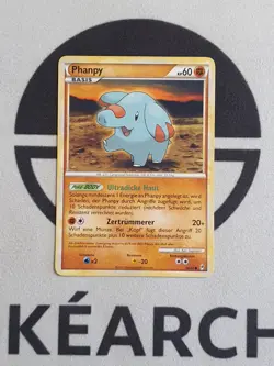 Pokemon Card Phanpy 66/95 Call Of Legends Set German Pokemon Original TCG - Image 2