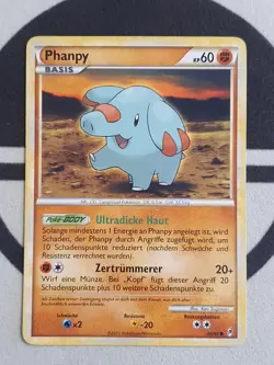 Pokemon Card Phanpy 66/95 Call Of Legends Set German Pokemon Original TCG - Image 3
