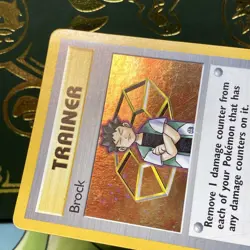 Pokemon Card - Brock 15/132 Gym Heroes 1st Edition Rare Holo MP - Image 4