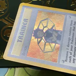 Pokemon Card - Brock 15/132 Gym Heroes 1st Edition Rare Holo MP - Image 5