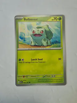 Bulbasaur 001/165 Common 151 Pokemon Near Mint - Image 1
