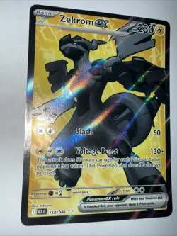Zekrom ex 158/086 Ultra Rare SV: Black Bolt Pokemon TCG NM - Image 3