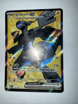 Zekrom ex 158/086 Ultra Rare SV: Black Bolt Pokemon TCG NM - Image 4