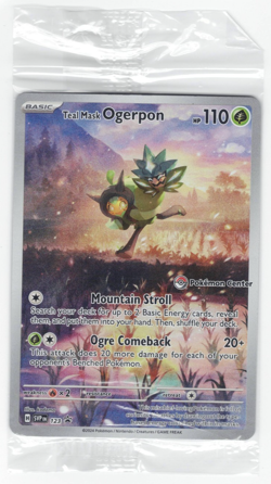 Teal Mask Ogerpon 123 - SEALED Pokemon Center ETB Promo - Pokemon TCG - Image 1