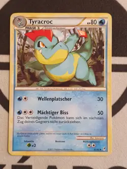 Pokemon Karte Tyracroc 41/95 Ruf Der Legenden Set Deutsch Pokemon Original TCG - Image 3