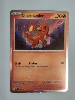 2023 Charmander 047 Cosmos Holo - Scarlet & Violet Promo - NM/MINT Pokemon Swirl - Image 1