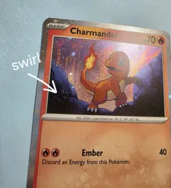 2023 Charmander 047 Cosmos Holo - Scarlet & Violet Promo - NM/MINT Pokemon Swirl - Image 2