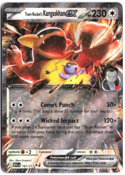 Team Rocket's Kangaskhan ex 162/217 Double Rare ME: Ascended Heroes Pokemon - Image 1