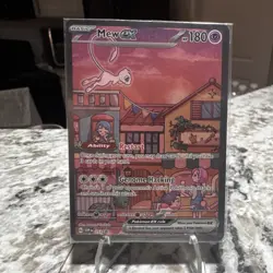 Pokemon TCG Mew ex SVP 053 Scarlet & Violet Promo Full Art Holo 180 HP English - Image 1