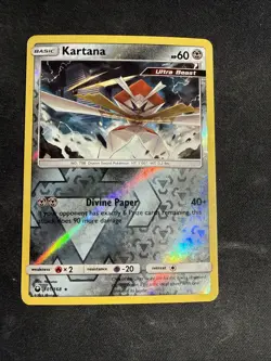 Pokemon Cards Kartana 101/168 Reverse Holo Celestial Storm NM Near Mint - Image 1