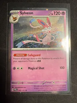 Pokemon Sylveon 040/131 Cosmos Holo Prismatic Evolutions Costco Promo Near Mint - Image 1