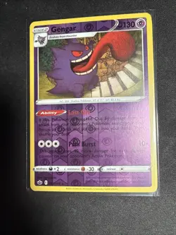 Gengar 057/198 NM Reverse Holo Chilling Reign Foil Pokemon GEM 💎 - Image 1