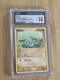 CGC 10 Phanpy EX Holon Phantoms + AGS 9.5 Glaceon + CGC 8.5 Caretaker Pokemon - Image 2