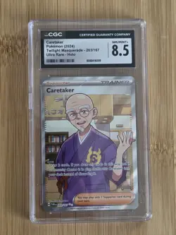 CGC 10 Phanpy EX Holon Phantoms + AGS 9.5 Glaceon + CGC 8.5 Caretaker Pokemon - Image 4