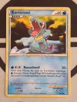 Pokemon Karte Karnimani 74/95 Ruf Der Legenden Set Deutsch Pokemon Original TCG - Image 3