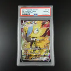 PSA 10 Zeraora Vmax GG42/GG70 Pokemon Crown Zenith Holo Graded Card - Image 1