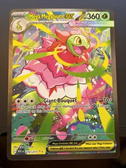 Pokemon TCG Mega Meganium Ex 272/217 Special Illustration Rare Ascended Heroes - Image 1