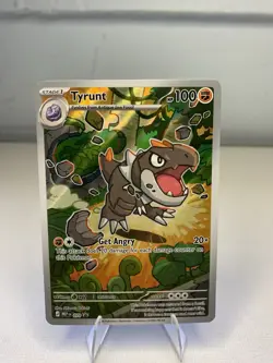 Pokemon TCG Tyrunt 70 Promo Perfect Order Holo Full Art Card - Image 1