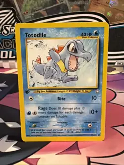 Pokemon! Totodile - Neo Genesis - Common - 80/111- 1st Edition NM! - Image 1