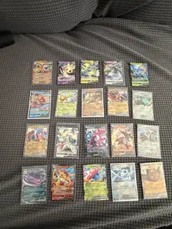 Lot of 40 Pokemon EX and V Cards Holo Rare Card Lot. Sword & shield to Mega Evo - Image 2