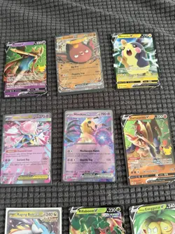 Lot of 40 Pokemon EX and V Cards Holo Rare Card Lot. Sword & shield to Mega Evo - Image 4