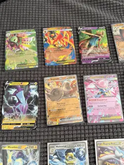 Lot of 40 Pokemon EX and V Cards Holo Rare Card Lot. Sword & shield to Mega Evo - Image 5