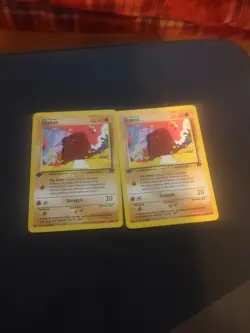 2x Diglett 52/82 Team Rocket Pokemon TCG Mp- Dmg First Edition - Image 1
