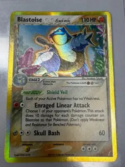 Blastoise (Delta Species) Holo Rare Crystal Guardians 2/100 Pokemon Card LP+ - Image 1