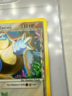 Blastoise (Delta Species) Holo Rare Crystal Guardians 2/100 Pokemon Card LP+ - Image 5