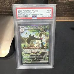 Pokemon Meowscarada ex 256/193 Special Illustration Rare Holo PSA 9 - Image 1