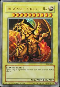 Yu-Gi-Oh! The Winged Dragon Of Ra GBI-003 Ultra Rare [NM] God Promo | EN 2000 - Image 1