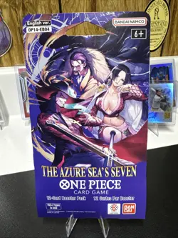 English Version OP14 The Azure Sea's Seven One Piece Sleeved Booster ( 2 PACKS ) - Image 3
