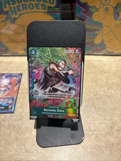 One Piece OP15 Roronoa Zoro OP13-037 TR Foil - Adventure On Kami's Island Eng - Image 1