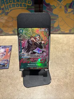 One Piece OP15 Roronoa Zoro OP13-037 TR Foil - Adventure On Kami's Island Eng - Image 2