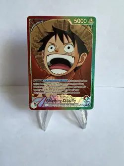 Monkey D Luffy (Alternate Art) OP13-001 Leader One Piece Carrying on His Will - Image 1