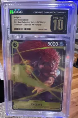 2025 ONE PIECE CCG KALGARA ALT ART OP08-099 CGC 10 PRISTINE A PT - Image 1